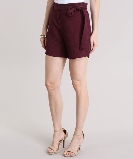 Short-em-Jacquard-com-Cinto-Roxo-8359651-Roxo_1