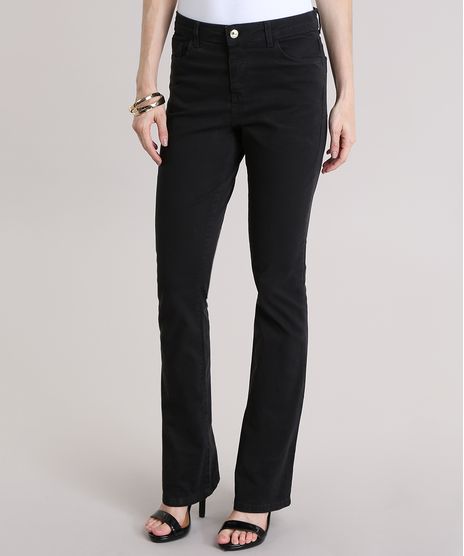 Calca-Boot-Cut--Preta-9038196-Preto_1