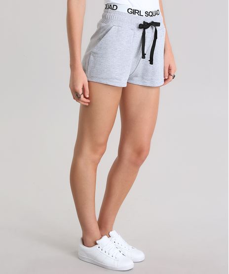 Short-Running-em-Moletom--Girl-Squad--Cinza-Mescla-8798308-Cinza_Mescla_1