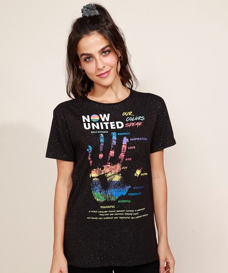 Blusa-Juvenil-Alongada-Now-United-com-Brilho--Manga-Curta-Preta-9971184-Preto_1