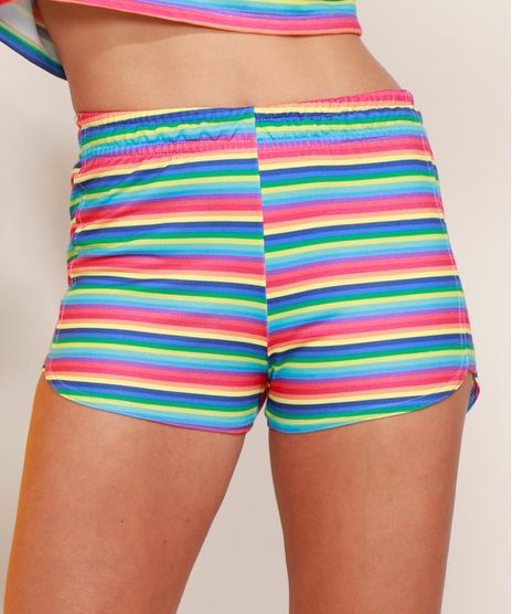 Short-de-Moletom-Juvenil-Now-United-Running-Estampado-Listrado-Multicor-9971180-Multicor_1