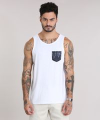 Regata-com-Bolso-Estampado-de-Folhagem-Branca-8969430-Branco_1