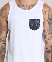 Regata-com-Bolso-Estampado-de-Folhagem-Branca-8969430-Branco_4