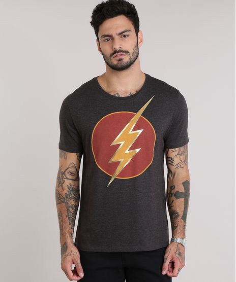 Camiseta-The-Flash-Cinza-Mescla-Escuro-8944292-Cinza_Mescla_Escuro_1