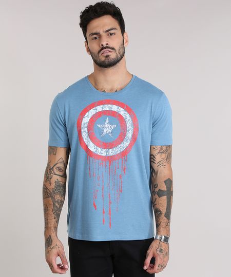 Camiseta-Capitao-America-Azul-8944285-Azul_1 Camiseta-Capitao-America-Azul-8944285-Azul_1