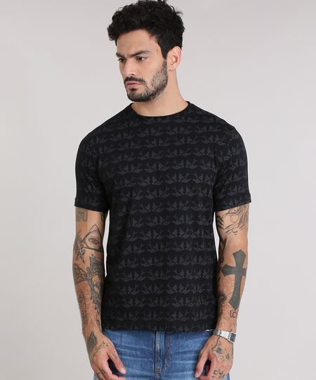 Camiseta-Estampada-de-Andorinhas-Preta-8959017-Preto_1