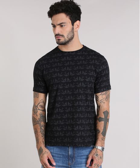 Camiseta-Estampada-de-Andorinhas-Preta-8959017-Preto_1