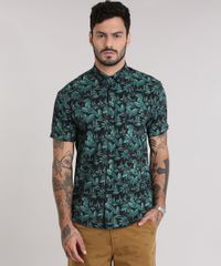 Camisa-Estampada-de-Folhagem-Preto-8969339-Preto_1