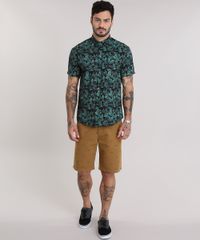 Camisa-Estampada-de-Folhagem-Preto-8969339-Preto_3