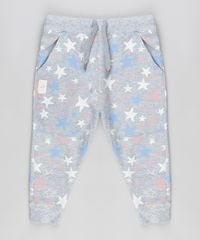 Calca-em-Moletom-Estampada-de-Estrelas-Cinza-Mescla-8894771-Cinza_Mescla_1