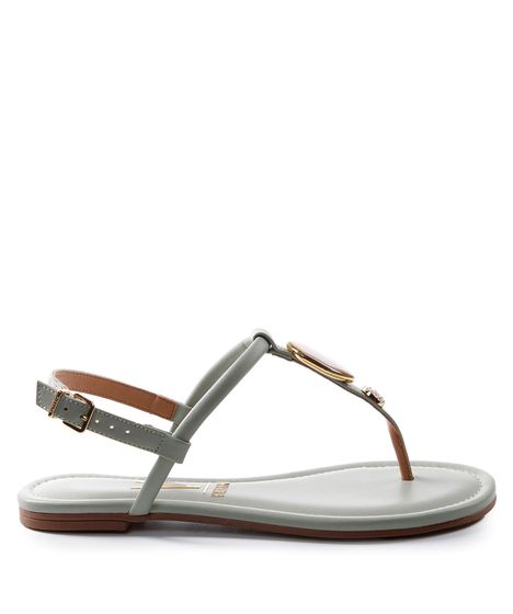 sandalia rasteira vizzano com pedras