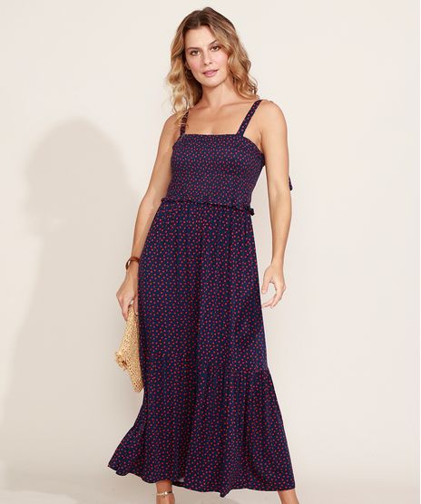 Vestido-Feminino-Longo-Estampado-de-Poa-Alca-com-Laco-Azul-Marinho-9974791-Azul_Marinho_1