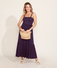 Vestido-Feminino-Longo-Estampado-de-Poa-Alca-com-Laco-Azul-Marinho-9974791-Azul_Marinho_3