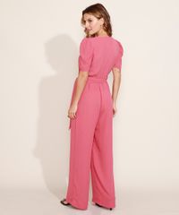 Macacao-Feminino-com-Transpasse-e-Faixa-para-Amarrar-Manga-Bufante-Rosa-Escuro-9948849-Rosa_Escuro_2