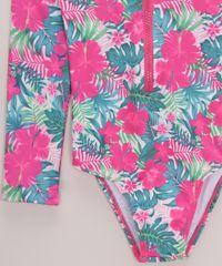 Maio-Infantil-Estampado-Floral-com-Ziper-Manga-Longa-Protecao-UV50--Rosa-9965837-Rosa_4