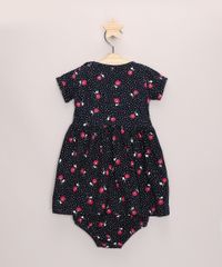 Vestido-Infantil-Estampado-Poa-com-Flores-Manga-Curta---Calcinha-Azul-Marinho-9970659-Azul_Marinho_2