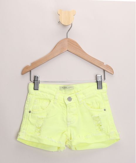 Short-de-Sarja-Infantil-Destroyed-Amarelo-Neon-9971855-Amarelo_Neon_1