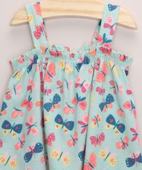Conjunto-Infantil-de-Regata-Franzida---Short-Estampado-de-Borboletas-Verde-Claro-9966923-Verde_Claro_3