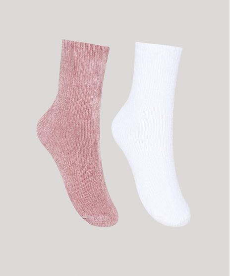 Kit-de-2-Meias-Feminina-de-Inverno-Cano-Alto-Multicor-9837848-Multicor_1