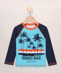 Blusa-de-Praia-Infantil-Raglan-Coqueiros-Manga-Longa-com-Protecao-UV50--Azul-Claro-9888623-Azul_Claro_1