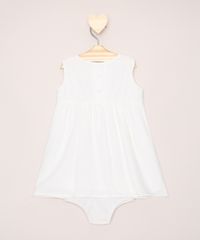 Vestido-Infantil-com-Bordado-Floral-Sem-Manga---Calcinha-Branco-9954543-Branco_2