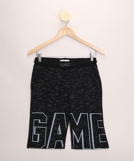 Bermuda-de-Moletom-Juvenil-Flame--Game--Preta-9965768-Preto_1