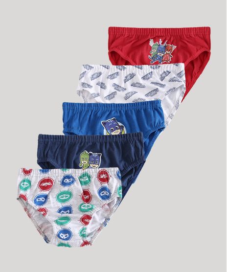 Kit-de-5-Cuecas-Infantis-Slip-PJ-Masks-Multicor-9967752-Multicor_1