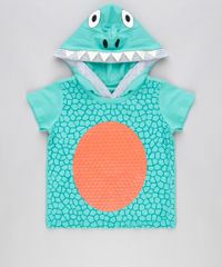Camiseta-Estampada-Dinossauro-com-Capuz-em-Algodao---Sustentavel-Verde-Agua-9016683-Verde_Agua_1