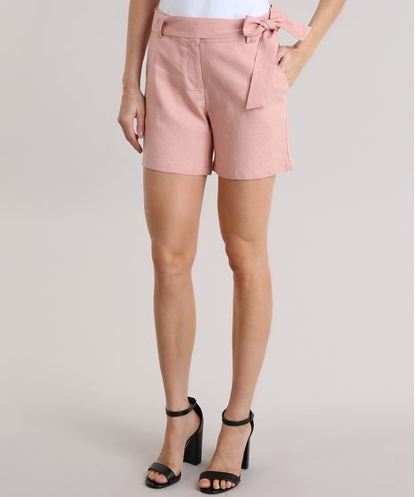 Short-em-Linho-com-Faixa-Rose-8715441-Rose_1