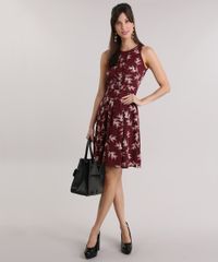 Vestido-Estampado-de-Folhagens-Vinho-8954671-Vinho_3