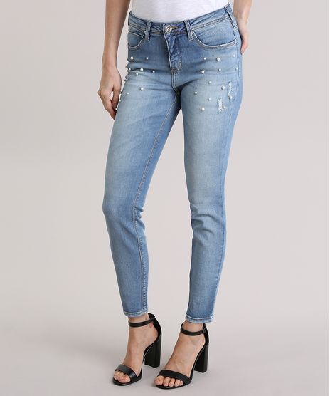 Calca-Jeans-Super-Skinny-com-Bordado-Azul-Claro-8836662-Azul_Claro_1