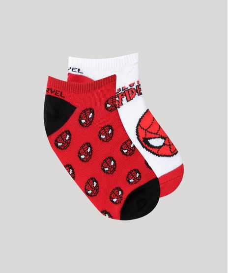 Kit-de-2-Meias-Homem-Aranha-Multicor-8596440-Multicor_1