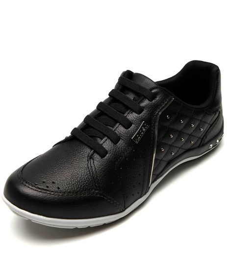tenis couro kolosh strass