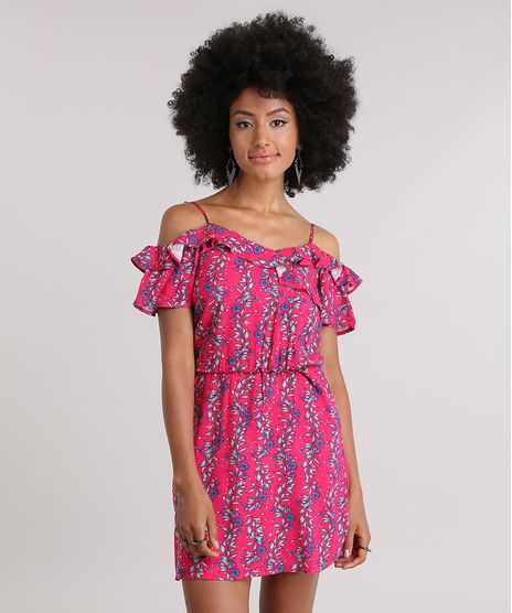 Vestido-Open-Shoulder-Estampado-Floral-com-Babados-Pink-8837503-Pink_1