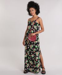 Vestido-Longo-Estampado-Floral-com-Fendas-Preto-8959295-Preto_3