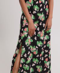 Vestido-Longo-Estampado-Floral-com-Fendas-Preto-8959295-Preto_4