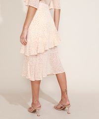 Saia-Feminina-Midi-Texturizada-Estampada-em-Camadas-com-Babado-e-Fenda-Bege-Claro-9959545-Bege_Claro_2