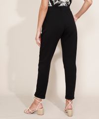 Calca-Social-de-Moletom-Feminina-Cintura-Alta-Alfaiatada-Preta-9967911-Preto_2
