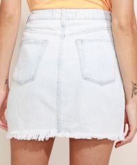 Saia-Jeans-Feminina-Curta-Reta-Destroyed-com-Bandana-Estampada-Tie-Dye-Azul-Claro-9968077-Azul_Claro_2