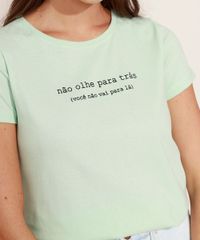 Blusa-Feminina--Nao-Olhe-para-Tras--Manga-Curta-Decote-Redondo-Verde-Claro-9968593-Verde_Claro_4