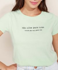 Blusa-Feminina--Nao-Olhe-para-Tras--Manga-Curta-Decote-Redondo-Verde-Claro-9968593-Verde_Claro_5