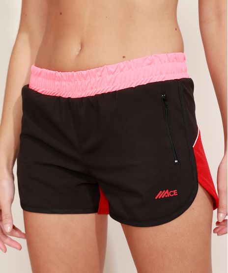 Short-Feminino-Esportivo-Ace-Running-Cintura-Media-Color-Block-Preto-9968029-Preto_1