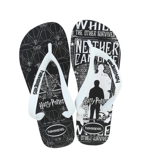 chinelo havaiana harry potter