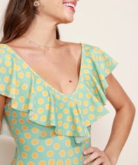 Maio-Body-Estampado-de-Poa-com-Babado-Manga-Curta-Sem-Bojo-Protecao-UV50--Verde-Claro-9959277-Verde_Claro_5