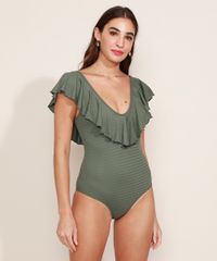 Maio-Body-Texturizado-com-Babado-Manga-Curta-Protecao-UV50--Verde-Militar-9959278-Verde_Militar_1