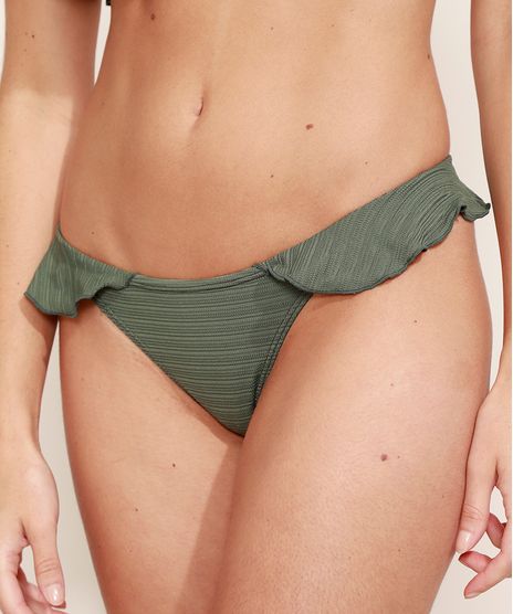 Biquini-Calcinha-Tanga-com-Babado-e-Protecao-UV50--Verde-Militar-9959251-Verde_Militar_1