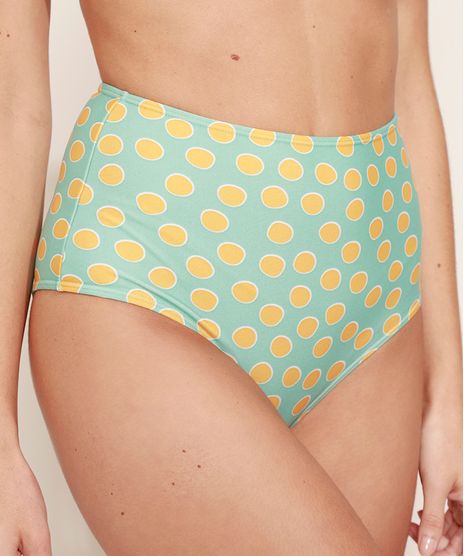 Biquini-Calcinha-Hot-Pant-Estampado-de-Poa-com-Protecao-UV50--Verde-Claro-9959276-Verde_Claro_1