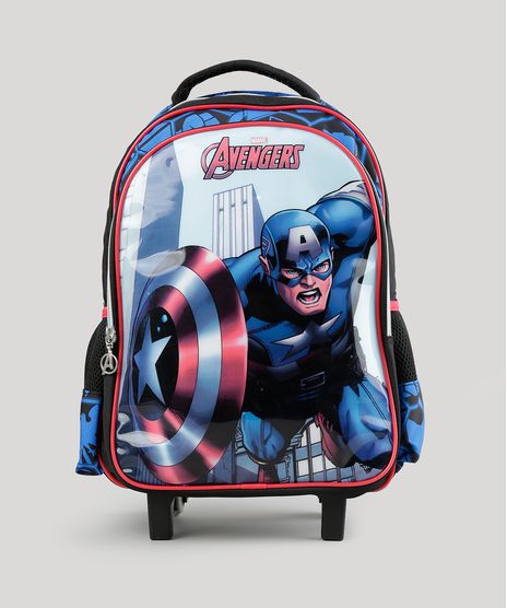 Mochila-Escolar-Infantil-Capitao-America-com-Rodinha-Preta-8744641-Preto_1
