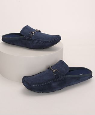 Mocassim-Mule-Masculino-Oneself-em-Suede-com-Fivela-Azul-Marinho-9974054-Azul_Marinho_1