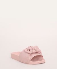 Chinelo-Slide-Infantil-Molekinha-em-Suede-com-Laco-Rosa-Claro-9975226-Rosa_Claro_3